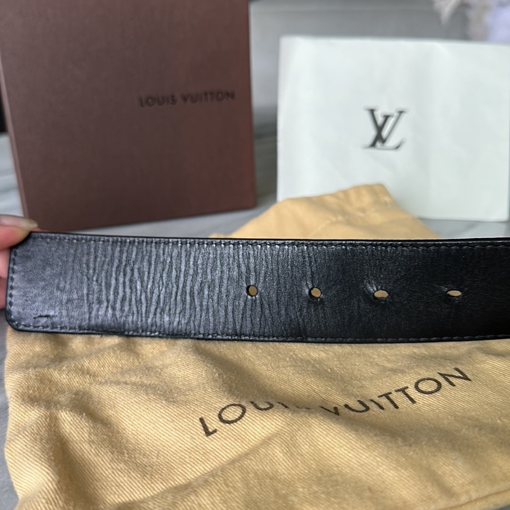 Authentic LV Damier Graphite Belt M9808 - Picture 12 of 14